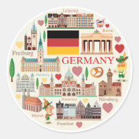 Iconos de viaje de Alemania