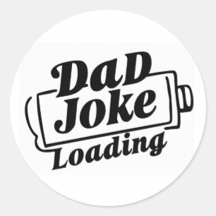 Pegatina Redonda idea de regalo para el padre