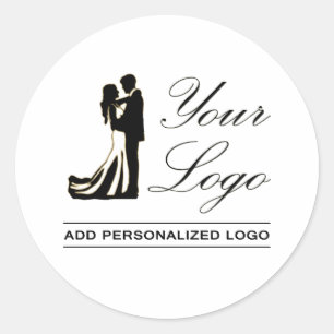 Pegatina Redonda Idea Personalizado Boda personalizada Añadir su di