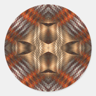 Pegatina Redonda Identidad rota