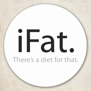 Pegatina Redonda iFat