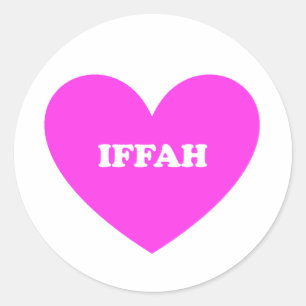 Pegatina Redonda Iffah