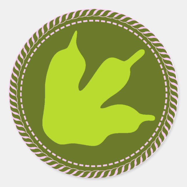 Pegatina Redonda IGGPPCamp Troop Kaiju Pride (Anverso)