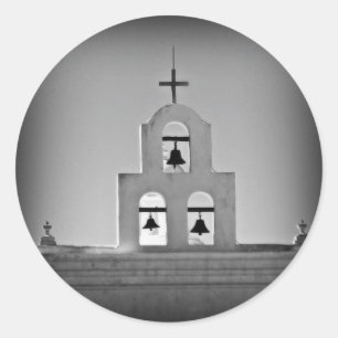 Pegatina Redonda Iglesia de San Xavier