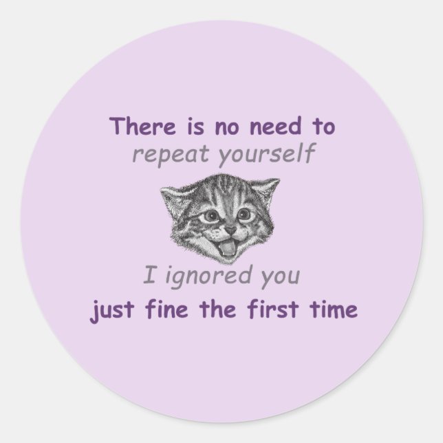 Pegatina Redonda Ignorarte (Anverso)