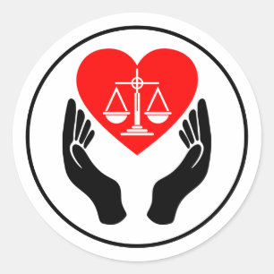 Pegatina Redonda Igualdad