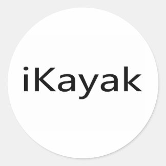 Pegatina Redonda iKayak