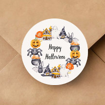 Ilustracion Cute Happy Halloween