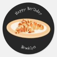 Ilustracion personalizado croissant