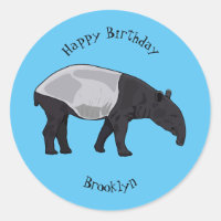 Ilustracion personalizado Tapir