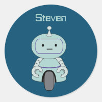 Ilustracion Retro Robot Personalizado