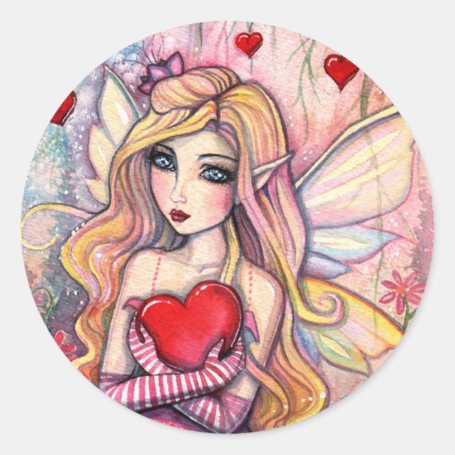 Pegatina Redonda "ilustraciones de molly harrison" (Anverso)