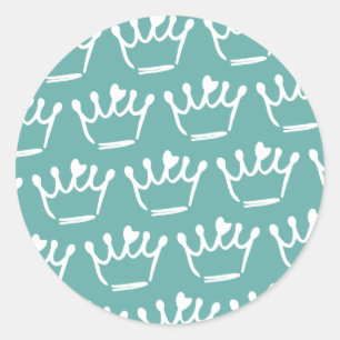 Pegatina Redonda Ilustraciones de Tiara