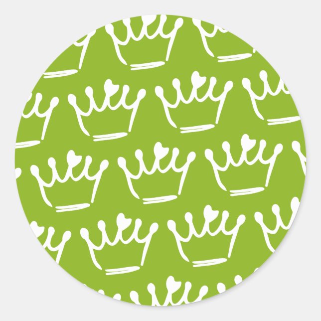 Pegatina Redonda Ilustraciones de Tiara (Anverso)