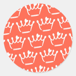 Pegatina Redonda Ilustraciones de Tiara