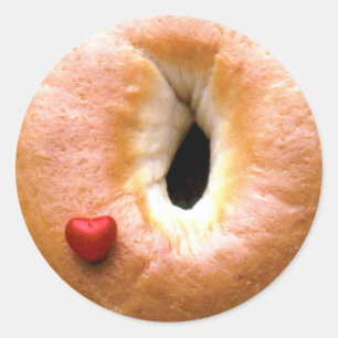 Pegatina Redonda iluvbagels