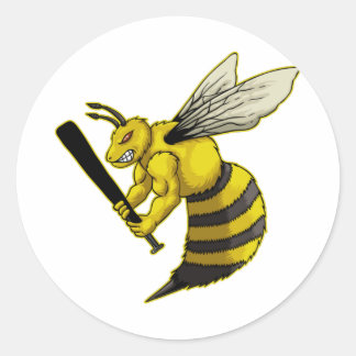 Pegatina Redonda Imabee invertido