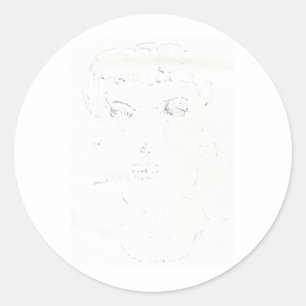 Pegatina Redonda Imagen perfecta