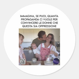 Pegatina Redonda immagina