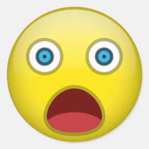 Pegatina Redonda Impactado