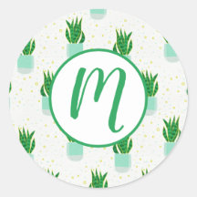 Impresión de la planta de serpientes de Sansevieri