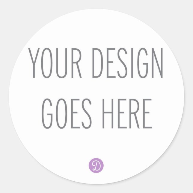 Pegatina Redonda Impresión de Pegatinas en círculo (1,5" o 3") (Anverso)