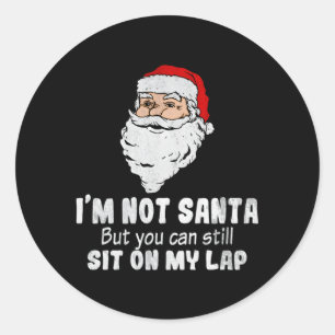 Pegatina Redonda Inapropiado travieso