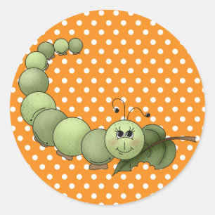 Pegatina Redonda Inchworm