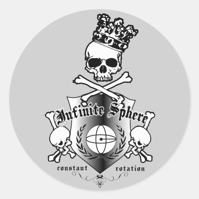 Pegatina Redonda incrédula (Anverso)