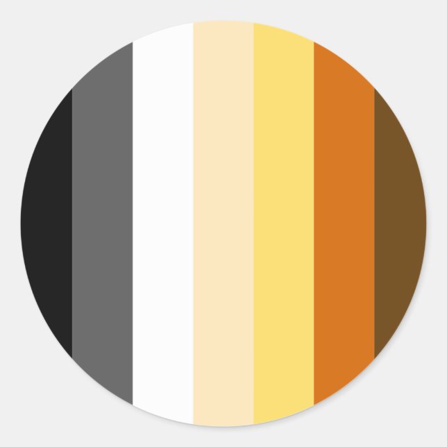 Pegatina Redonda indefinido (Anverso)