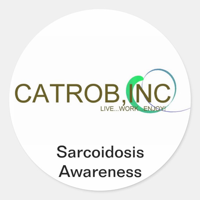 Pegatina Redonda indefinido (Anverso)