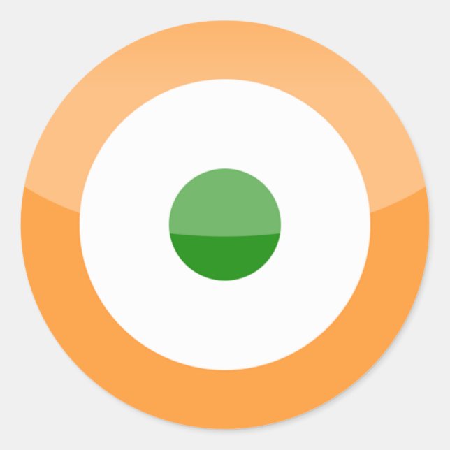 Pegatina Redonda india (Anverso)