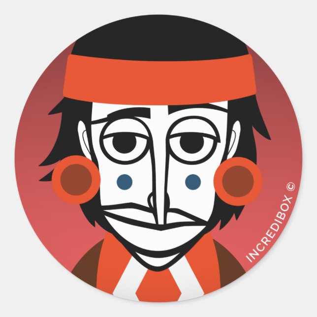 PEGATINA REDONDA INDIAN (Anverso)