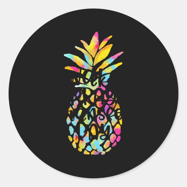 Pegatina Redonda Infertilidad de manzana Wake Pray Transfer Day Ivf (Anverso)