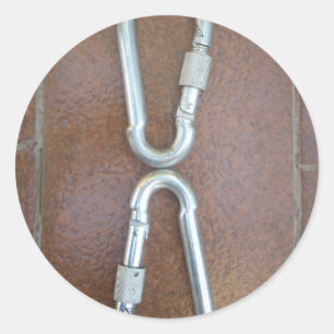 Pegatina Redonda Infinidad plateada