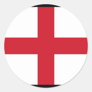 Pegatina Redonda Inglaterra, Reino Unido