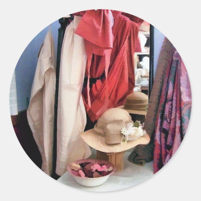 PEGATINA REDONDA INGLATERRA VICTORIANA (Anverso)