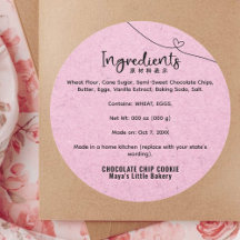 Ingrediente de Panadería Corazón Kraft Rosa Lindo
