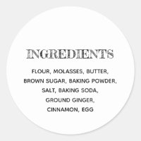 Ingredientes personalizados Galletas caseras