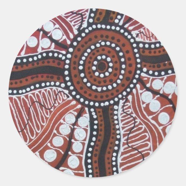 Pegatina Redonda Inicio (Anverso)