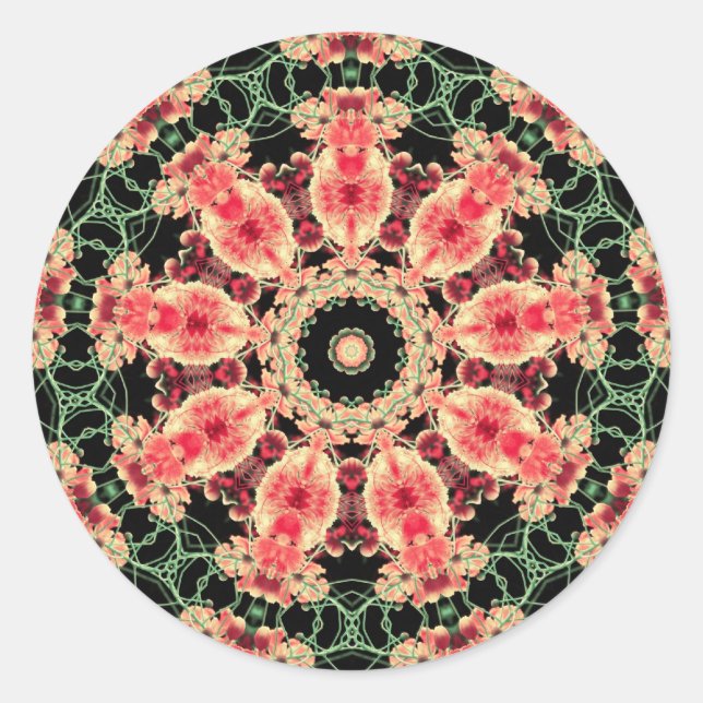 Pegatina Redonda inicio de sesión básico (Anverso)