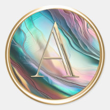 Iniziales doradas en nácar