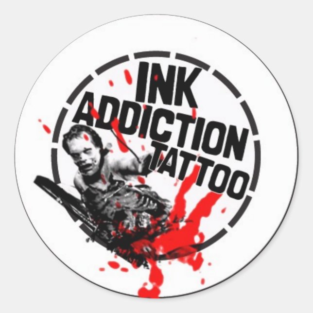 Pegatina Redonda ink_adiction_button_idea1 (Anverso)
