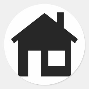 Pegatina Redonda Inmobiliaria