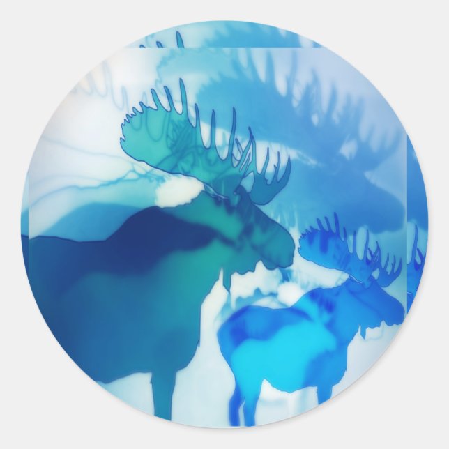 Pegatina Redonda inmoralidad (Anverso)