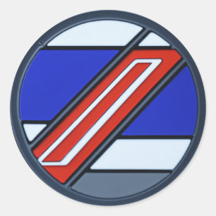 Pegatina Redonda "Insignia de acceso a automóviles para eventos de 