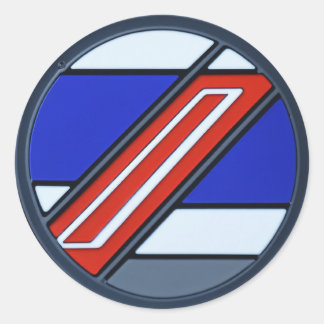 Pegatina Redonda "Insignia de acceso a automóviles para eventos de