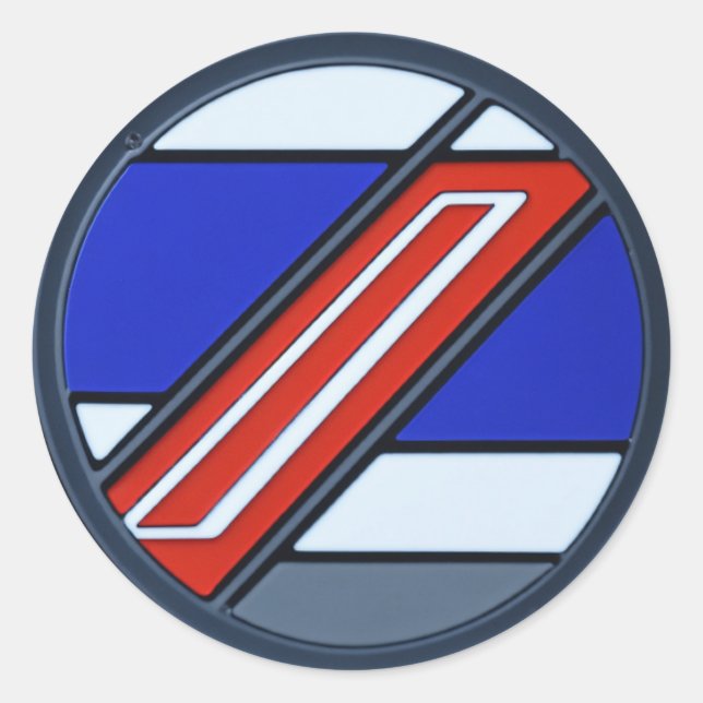 Pegatina Redonda "Insignia de acceso a automóviles para eventos de  (Anverso)