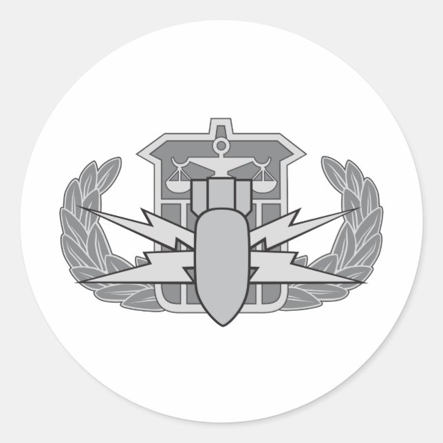 Pegatina Redonda insignia de HDS (Anverso)