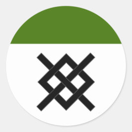 Pegatina Redonda Insignia de la Baronía de Altavia